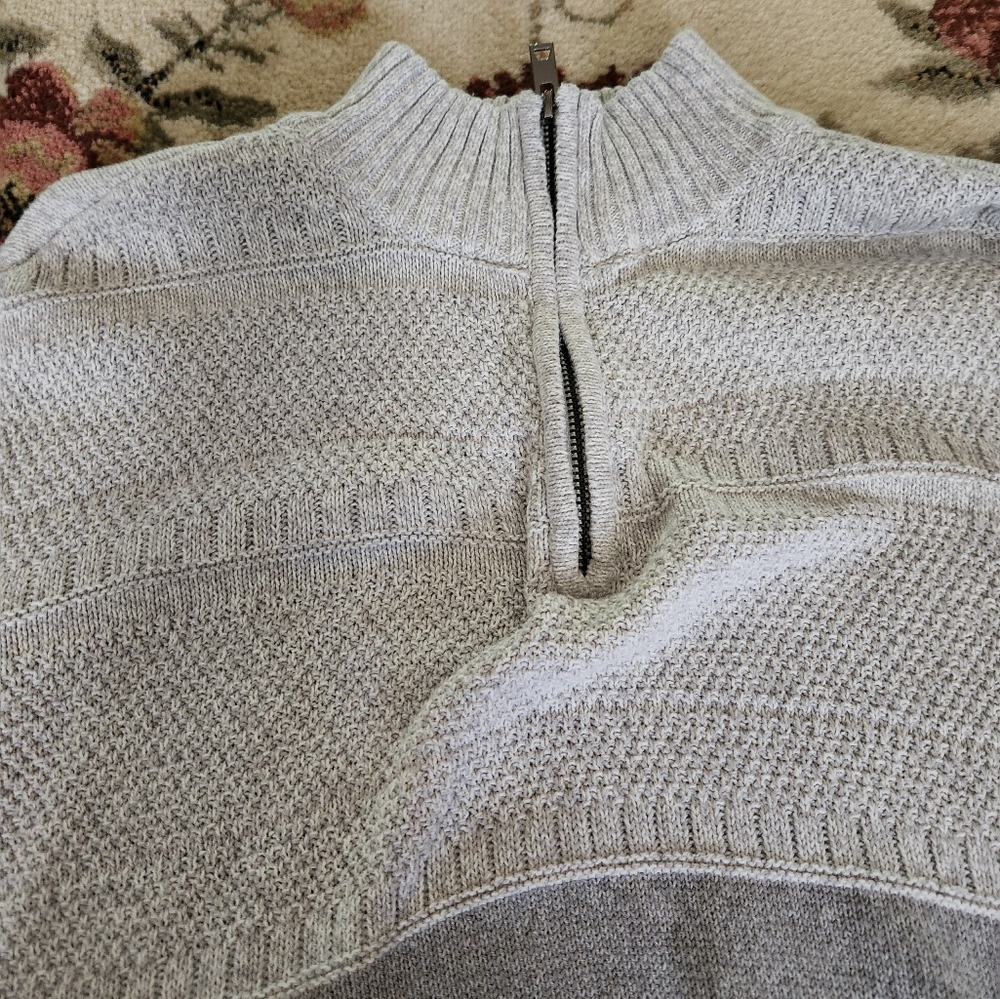 Men's Gray Sweater by Preswick & Moore - Picture 6 of 8